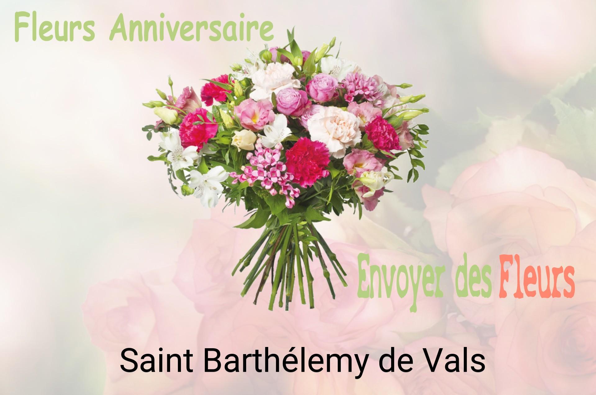 Bouquet de fleurs d’anniversaire livré à Saint-Barthélemy-de-Vals
